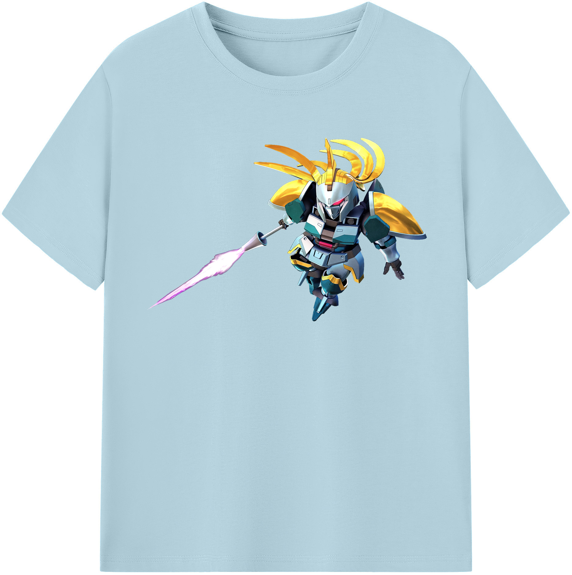 （画像用） 機動戦士ガンダム Mobile Suit Gundam 綿100％半袖Tシャツ（フロントプリント）